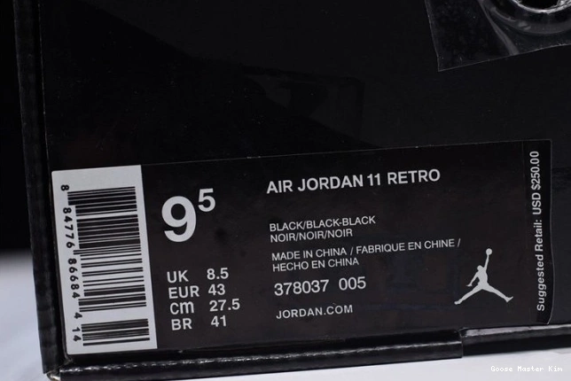 11 378037-005 Jordan Cap Gown Air and black 0719